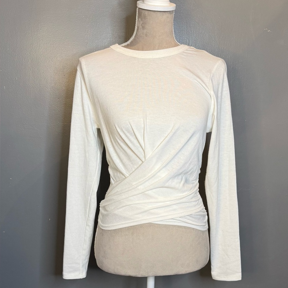 Lush Crossover Long Sleeve Top
